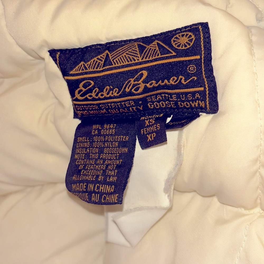Eddie Bauer puffer jacket